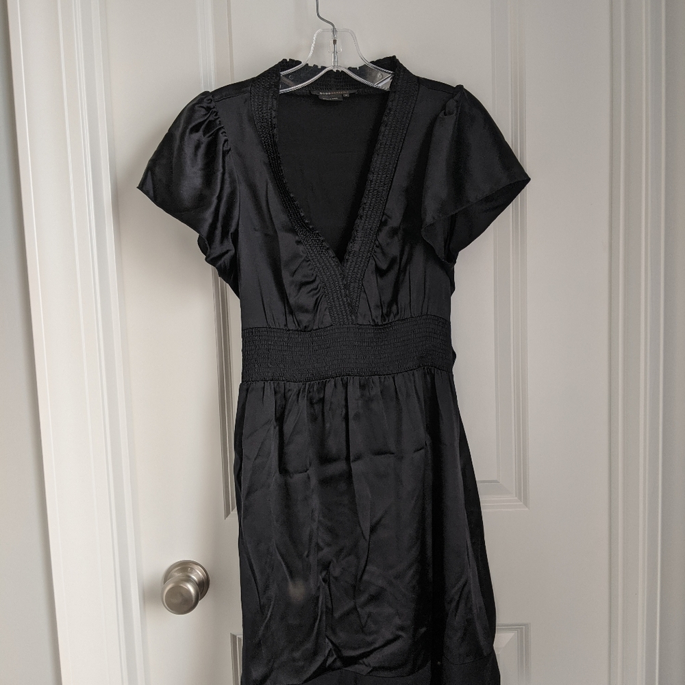 Silk black dress